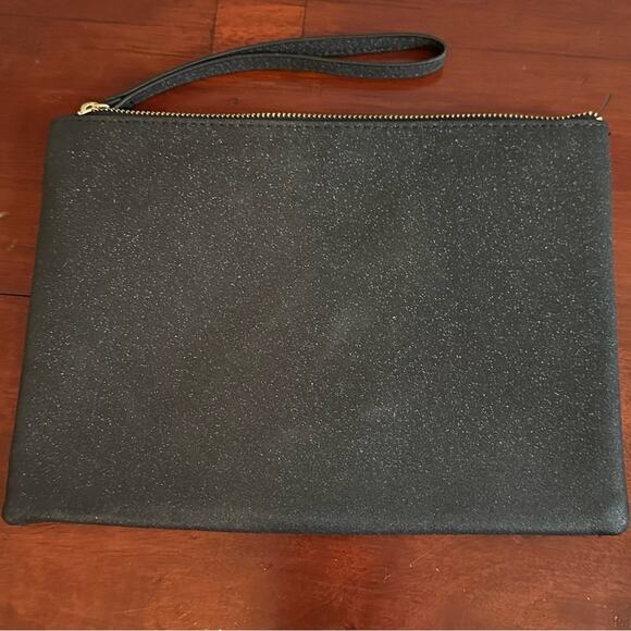 Shu uemura x Hello Kitty Cosmetic Pouch Case Bag Wristlet Black Purse Collab - Picture 4 of 8